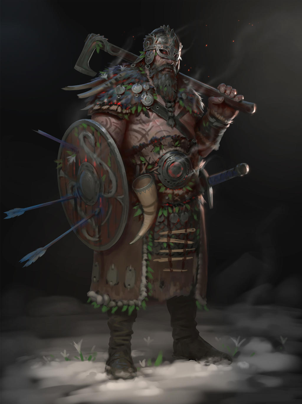 Spring knight by DenisZhbankov on DeviantArt