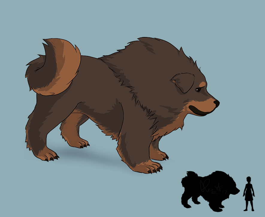 Grizzly Dog (Tibetan Mastiff) by SillySinz on DeviantArt Grizzly Dog (Tibetan Mastiff) by SillySinz on DeviantArt