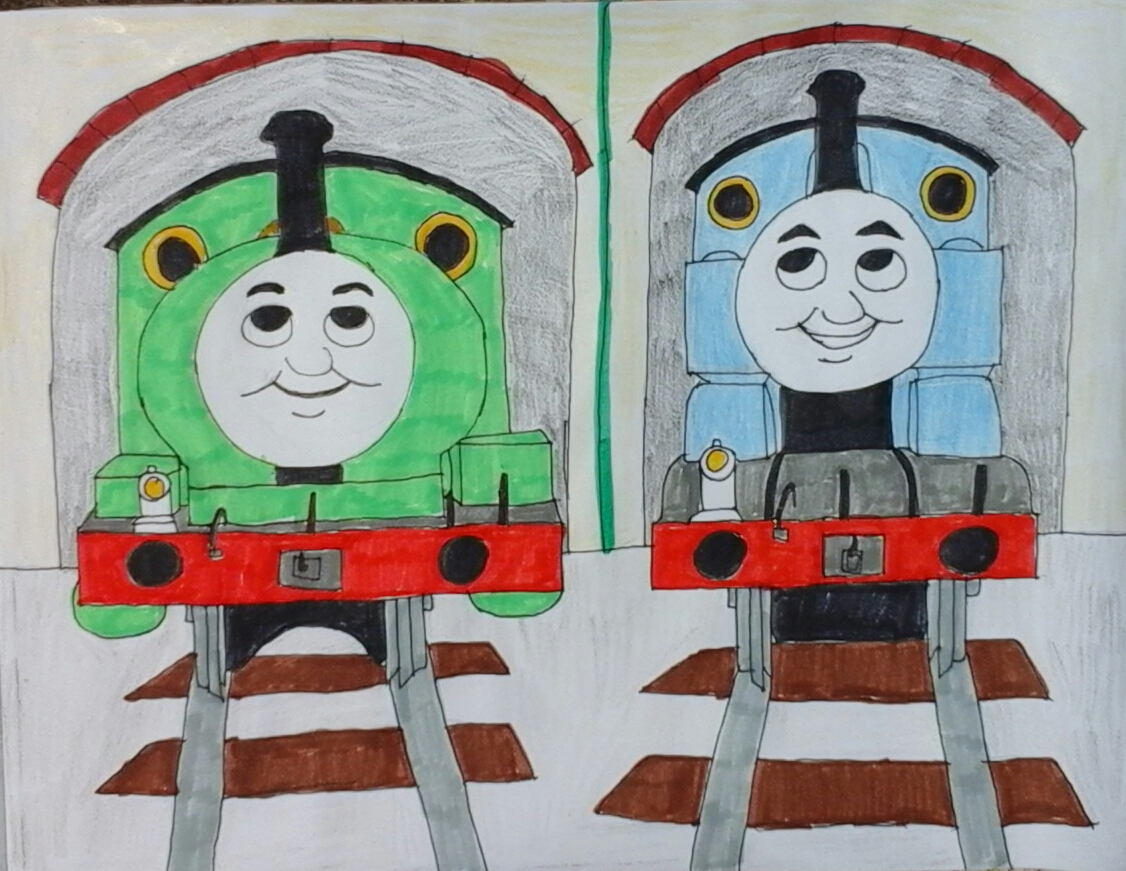 Thomas And Percy By MavHunterJ17 On DeviantArt thomas-and-percy-by-mavhunterj17-on-deviantart