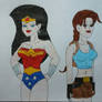 Wonder Woman and Lara Croft