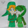 Young Link and Saria