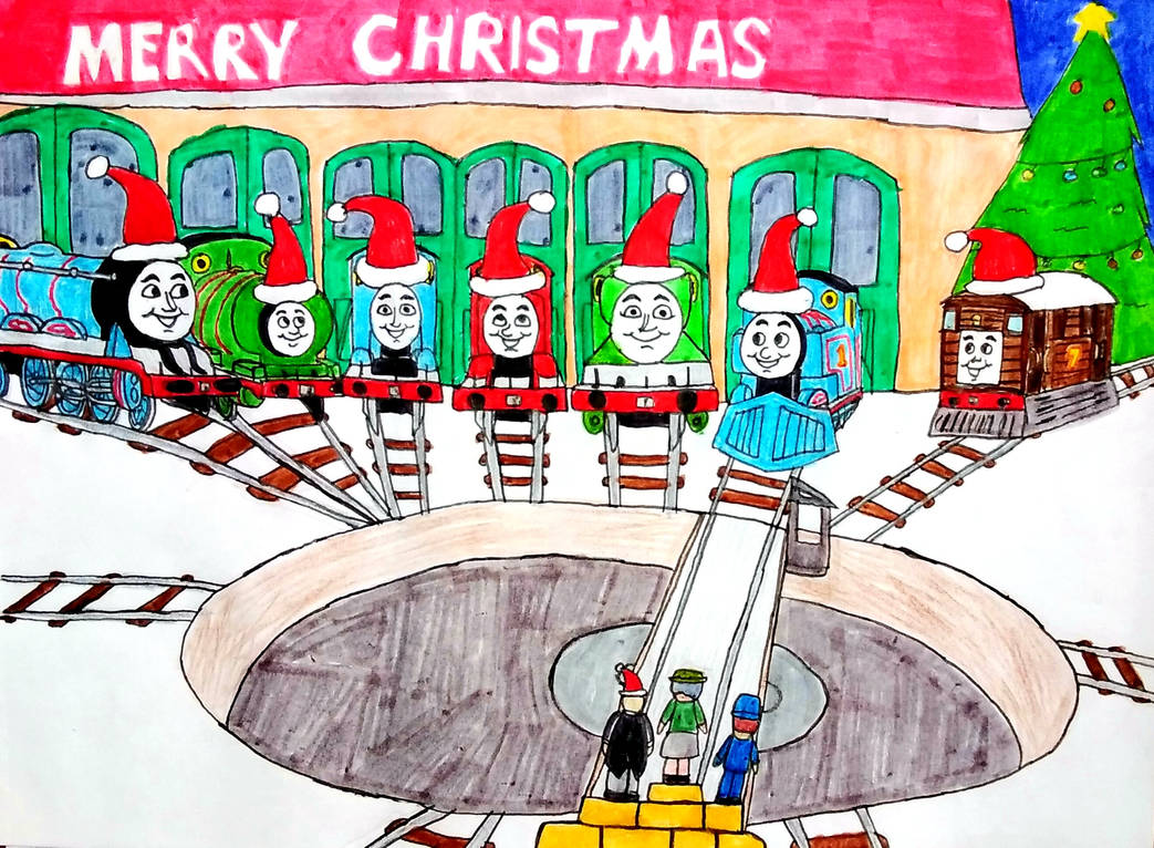 Thomas' Christmas Party by MavHunterJ17 on DeviantArt