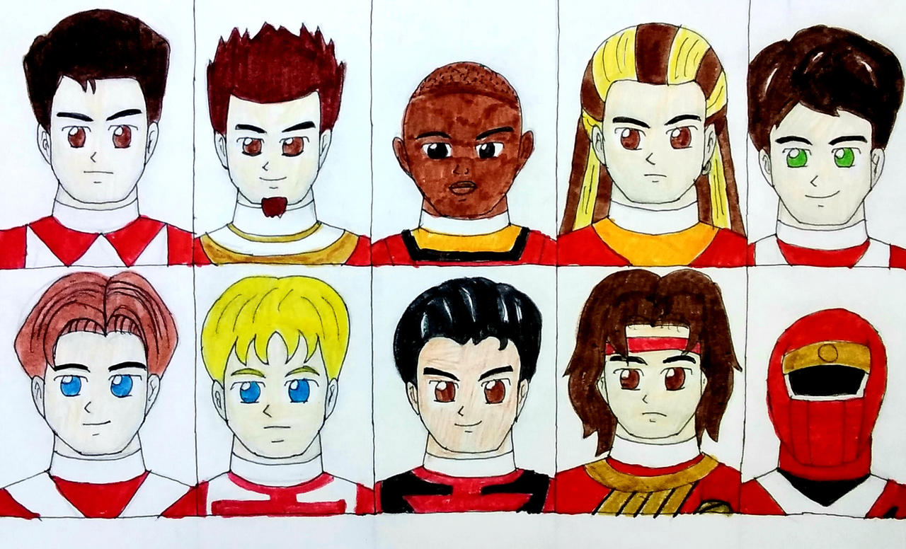 Red Rangers - Forever Red by MavHunterJ17 on DeviantArt