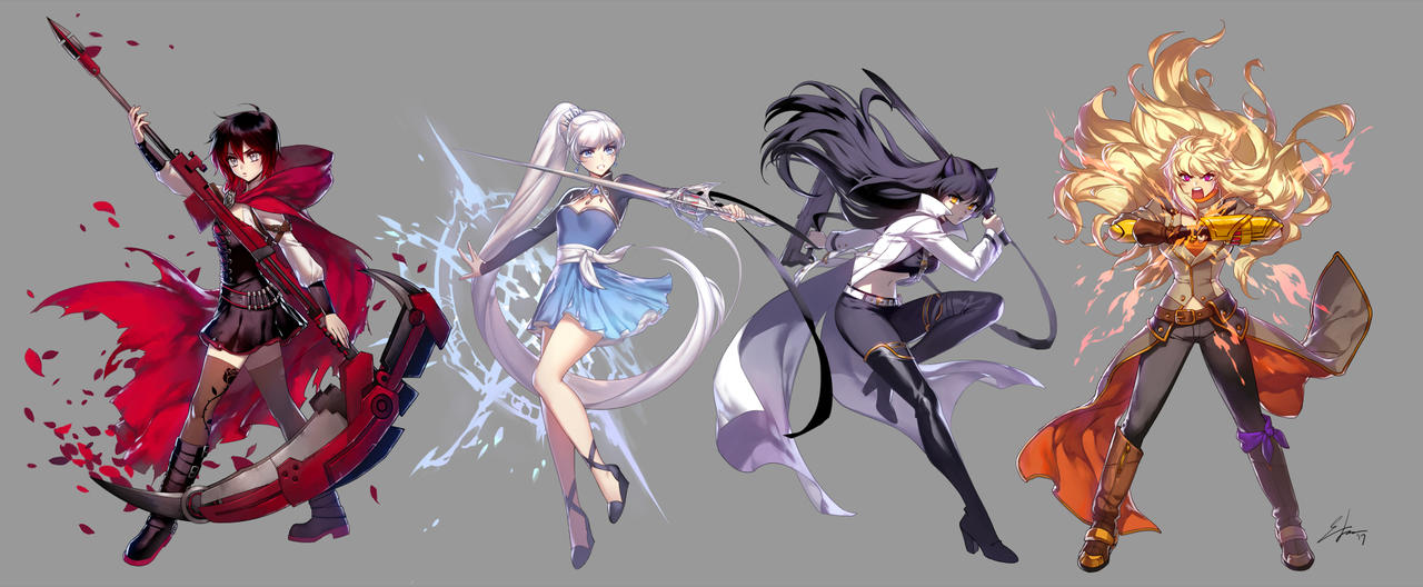 Team RWBY by Rotterdam92 on DeviantArt