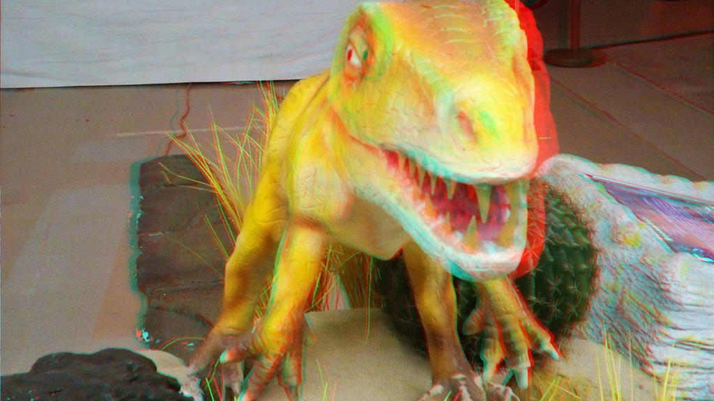 Dinosaur in a Department Store 3D 4