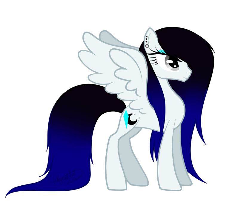 Cyan Crystal In MLP Style