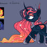 Sunset Shimmer x Princess Luna adopt CLOSED