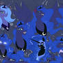 The Many Faces of Princess Luna