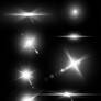 42 Lens Flares And Stars Photoshop Brushes