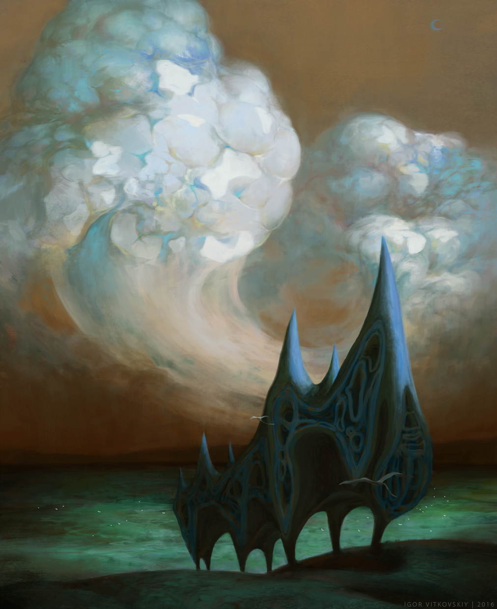Organic Landscape 1 by ArtistMEF