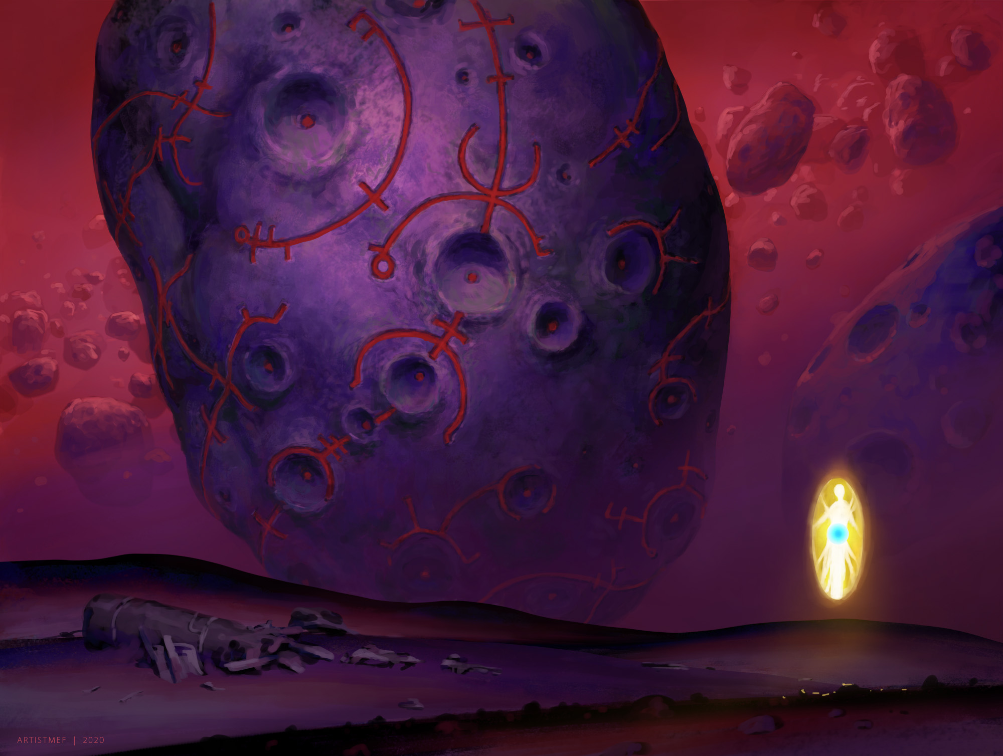 Philosopher's Asteroid by ArtistMEF on DeviantArt