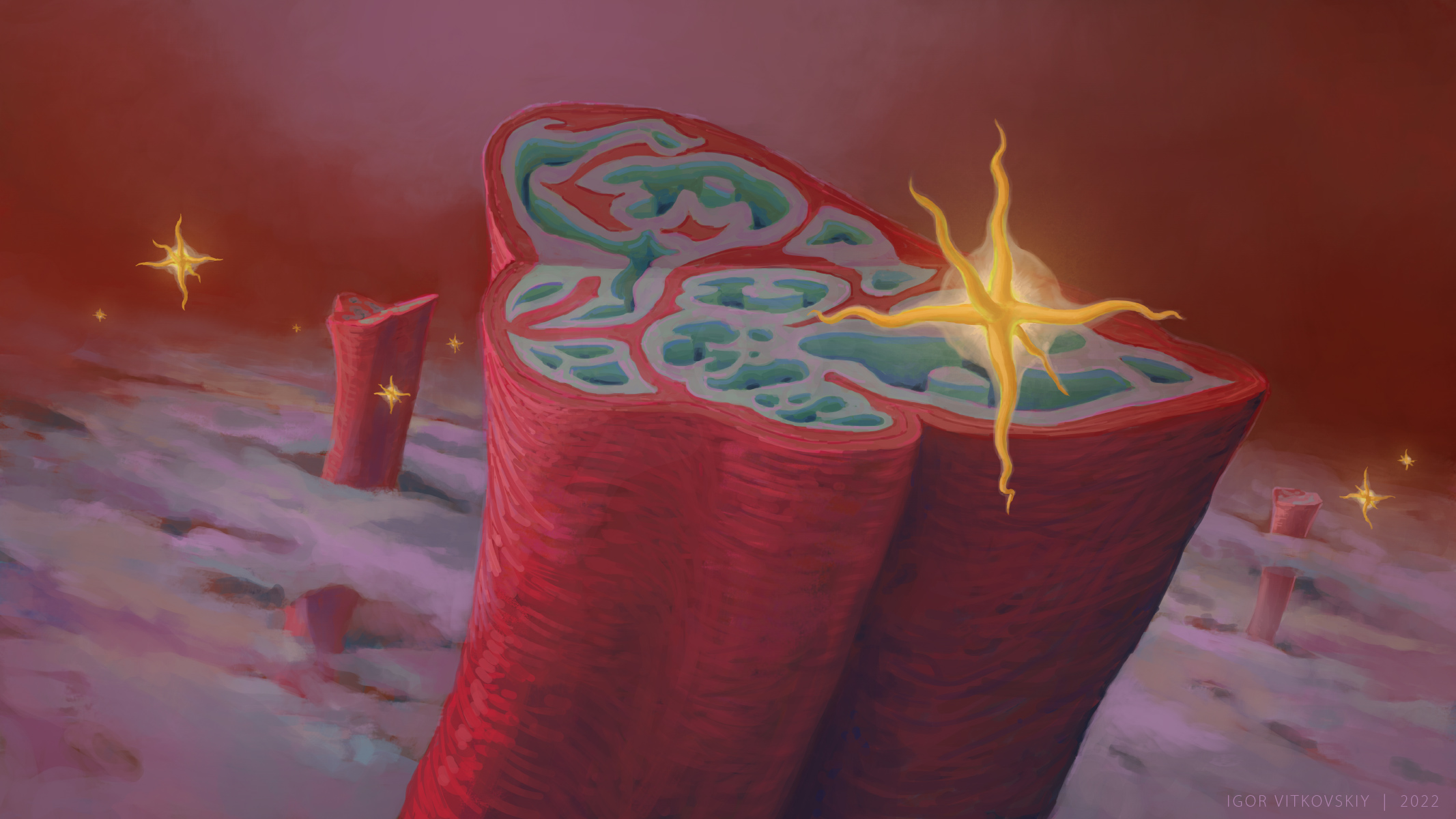 Organic Landscape 12 by ArtistMEF on DeviantArt