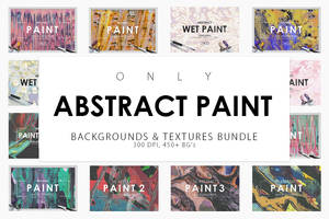 450 Abstract Paint Backgrounds Bundle