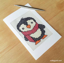 Free Penguin Cross Stitch Pattern