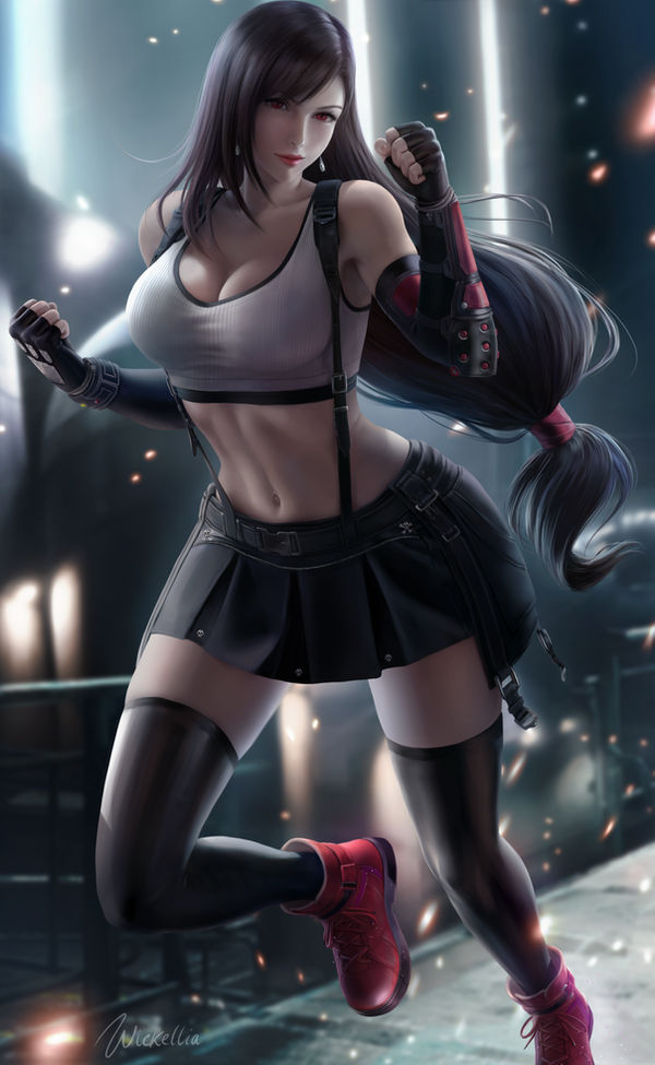 Tifa Final Fantasy 7 Remake By Wickellia On DeviantArt tifa-final-fantasy-7-remake-by-wickellia-on-deviantart