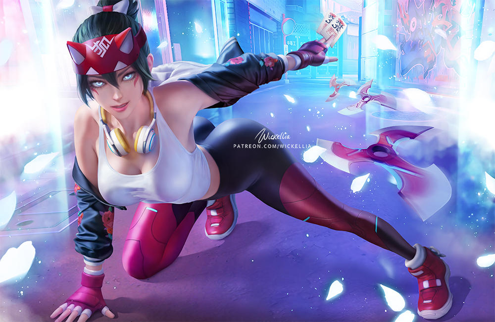 Kiriko Overwatch By Wickellia On DeviantArt Kiriko overwatch by wickellia on deviantart