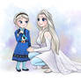 Frozen 1~2 Fanart_Elsa and Elsa