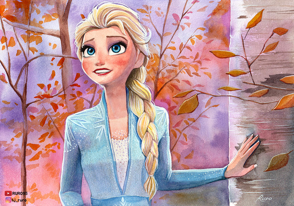 Frozen2 Elsa Fan art by RURO95 on DeviantArt