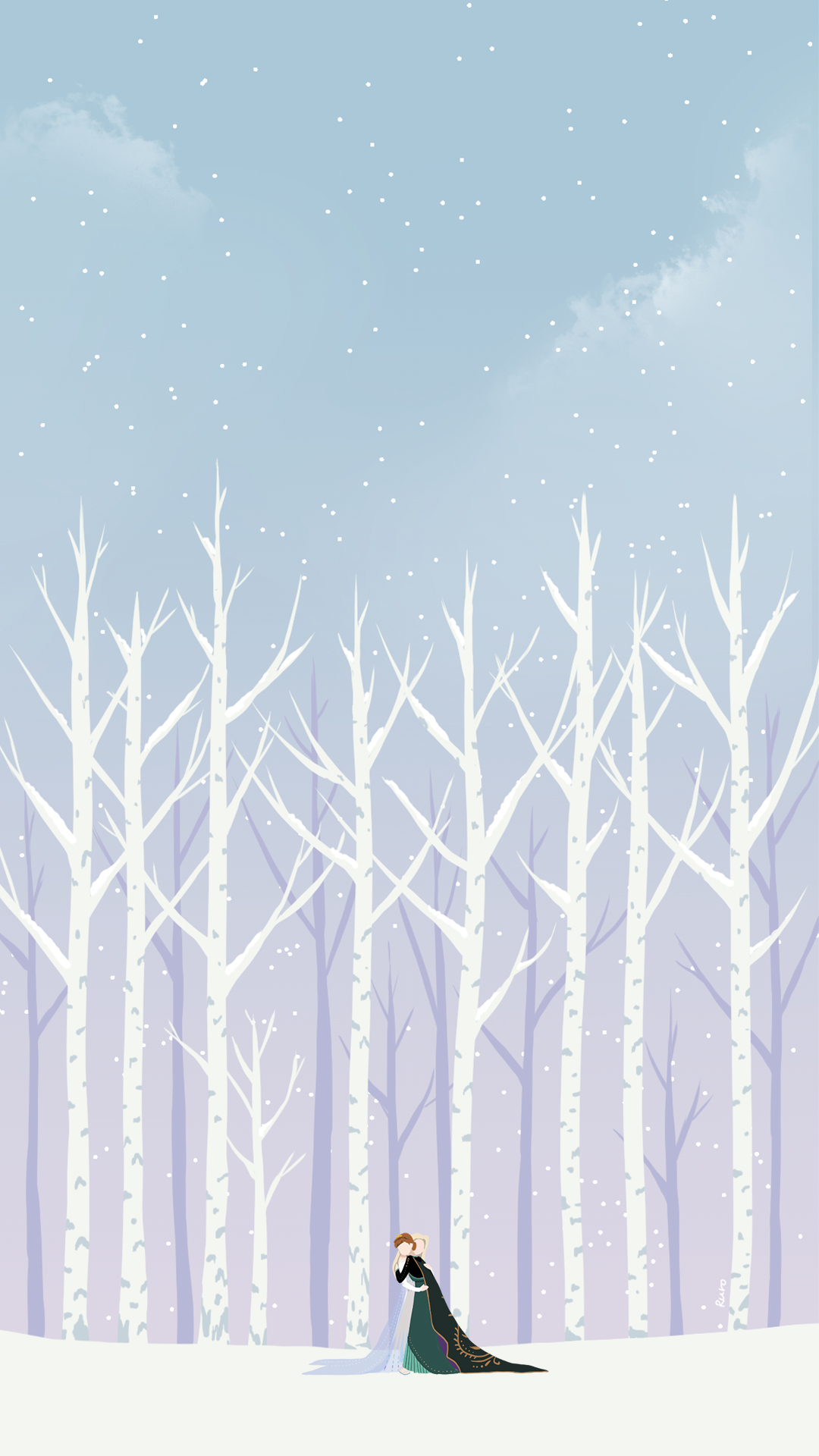 Frozen2 ELSA and ANNA MOBILE WALLPAPER by RURO95 on DeviantArt Frozen2 ELSA and ANNA MOBILE WALLPAPER by RURO95 on DeviantArt