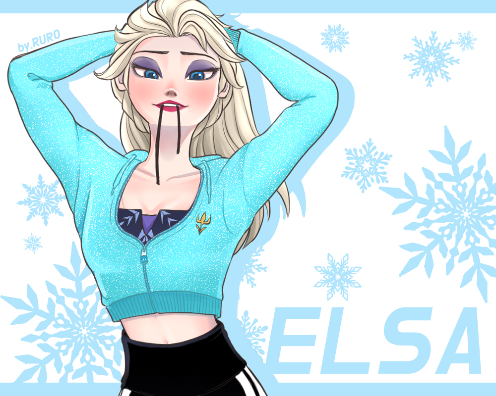 Elsa, Sportswear, Fanart by RURO95 on DeviantArt