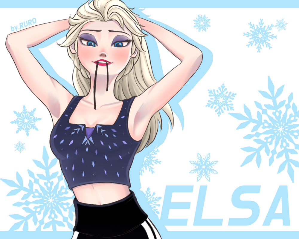Elsa R43 Elsa, Sportswear, Fanart 2 by RURO95 on DeviantArt