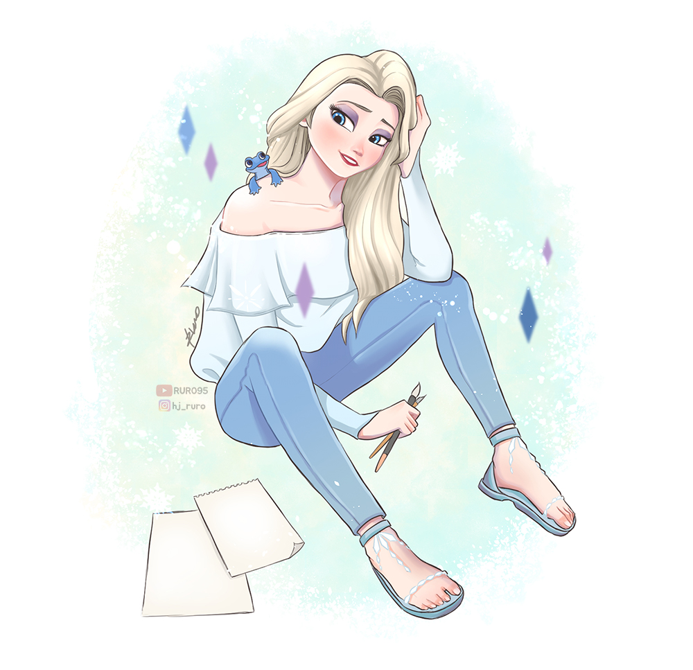 ELSA_modern clothing by RURO95 on DeviantArt