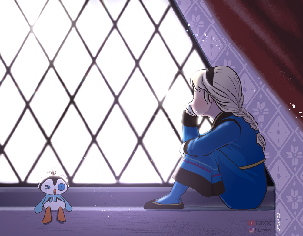 Lonely Elsa, Frozen Fan art by RURO95 on DeviantArt