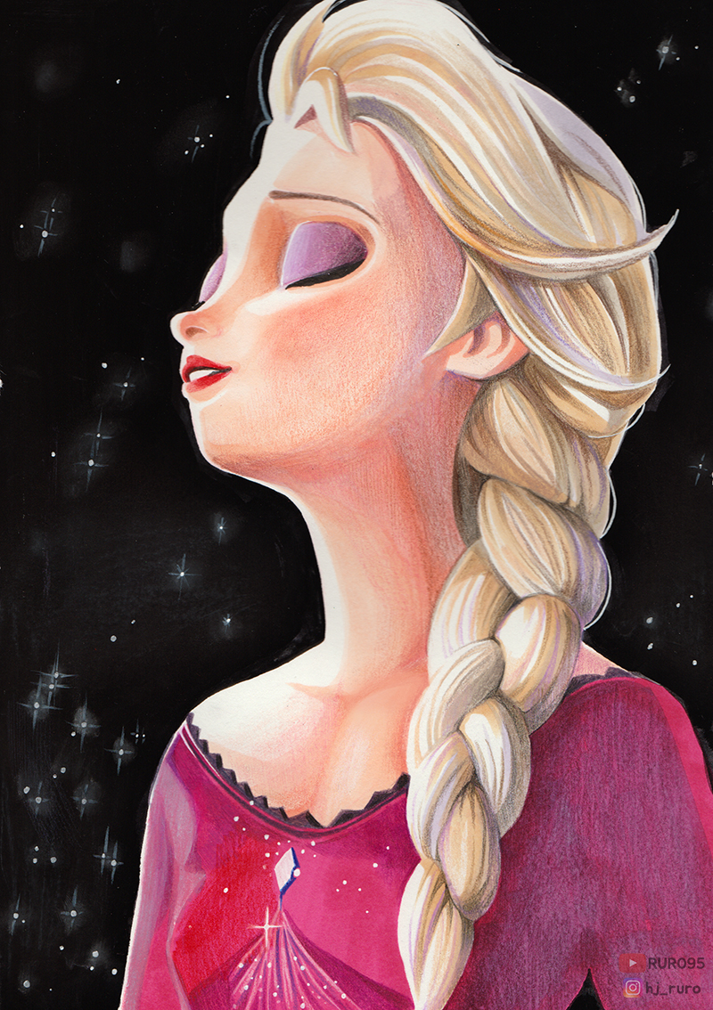 Into the Unknown, Elsa, Frozen Fan art by RURO95 on DeviantArt