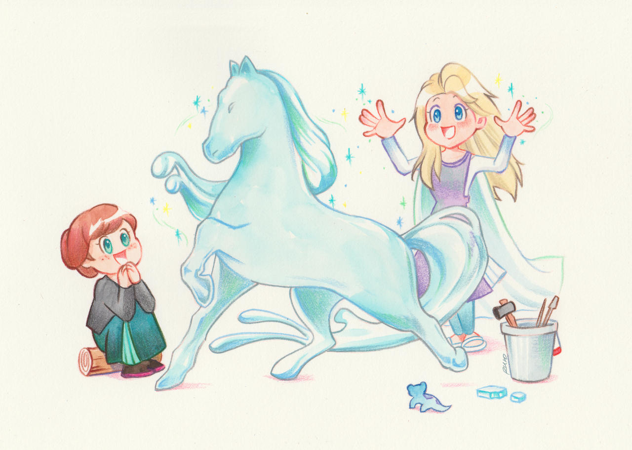 Frozen, Elsa and Anna by RURO95 on DeviantArt