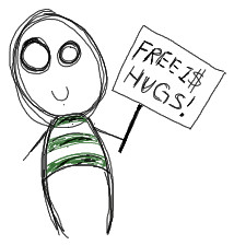 Free Hugs-1 Dollar