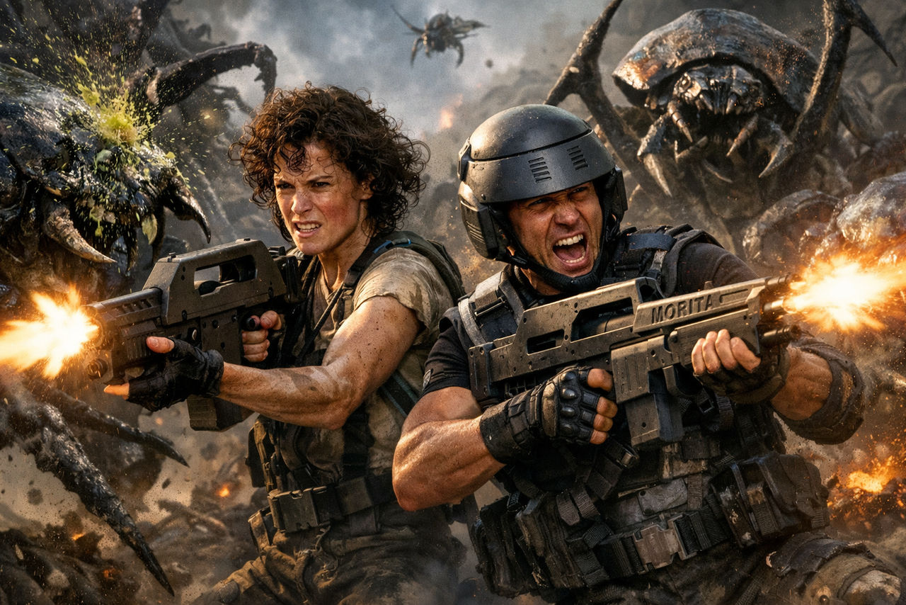 Johnny Rico Eye Patch Ellen ripley and Johnny Rico by firduk on DeviantArt
