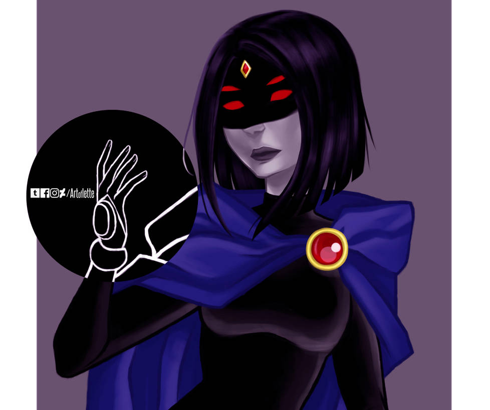Raven Azarath by byArtlette on DeviantArt
