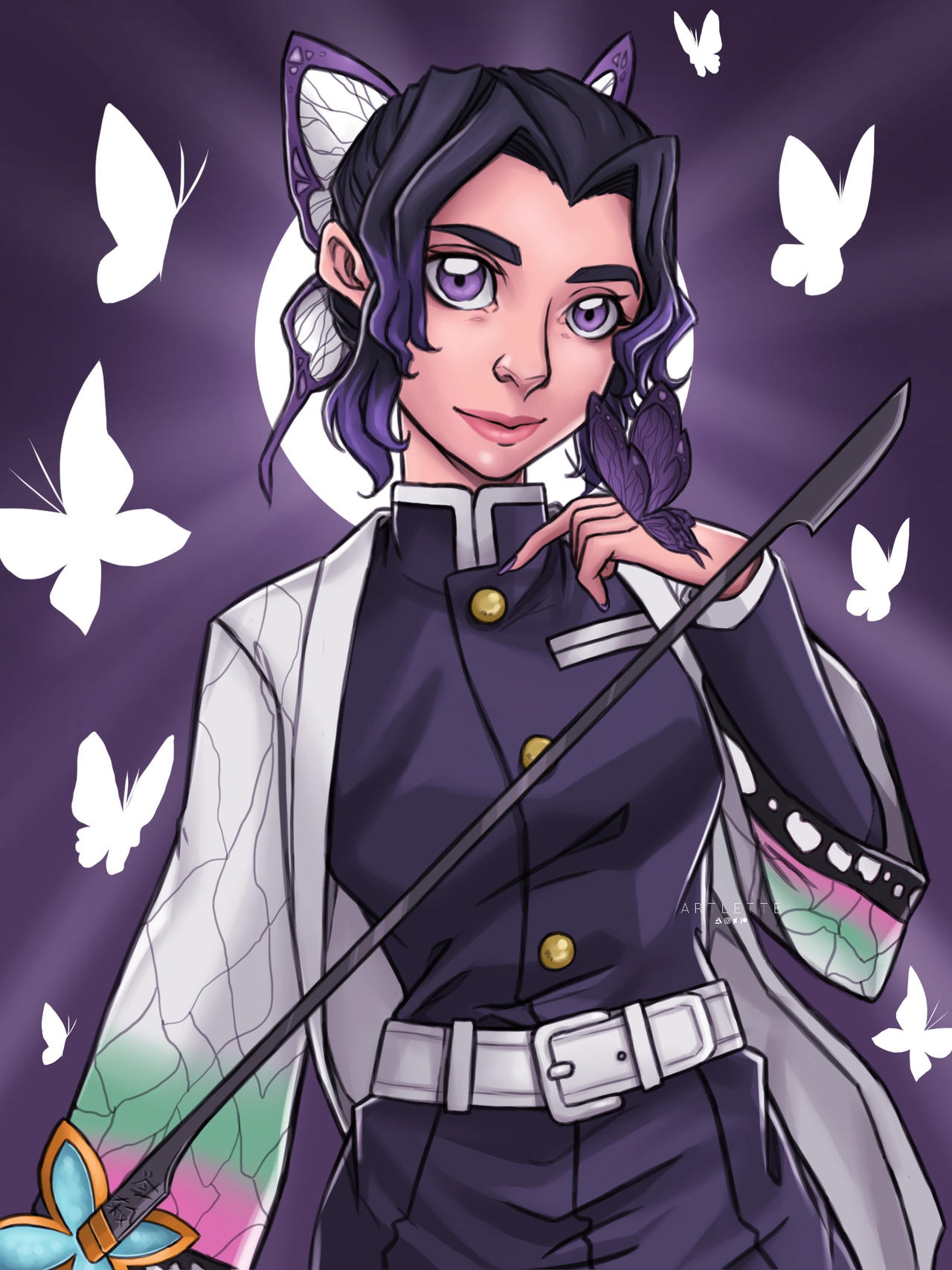 Shinobu Kocho by byArtlette on DeviantArt