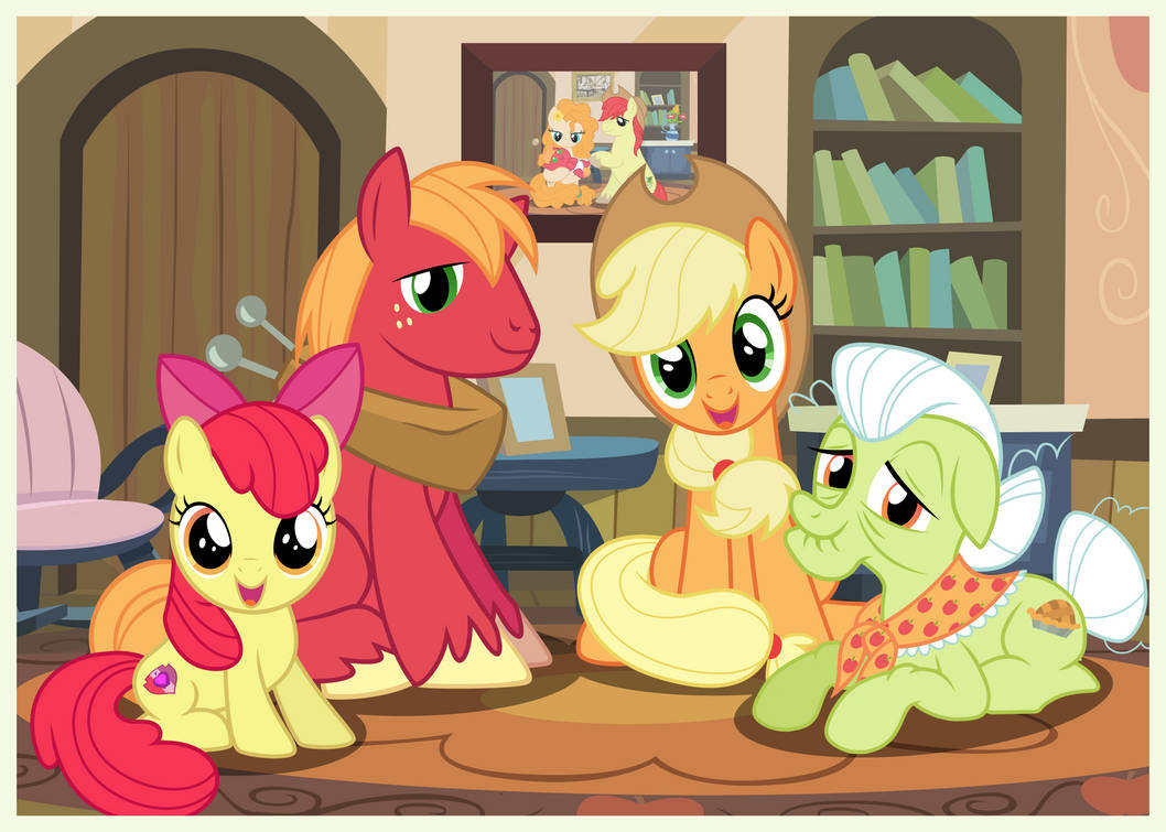 Family Snapshots V - Applejack by Mundschenk85
