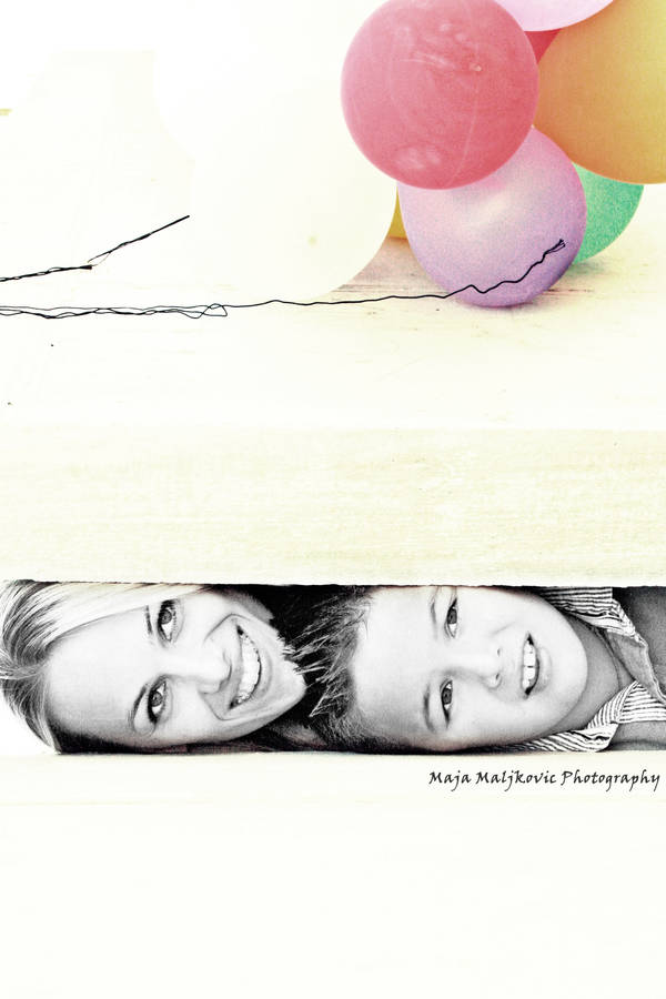Mom and son by retrohippiesummer
