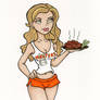 Hooters girl color