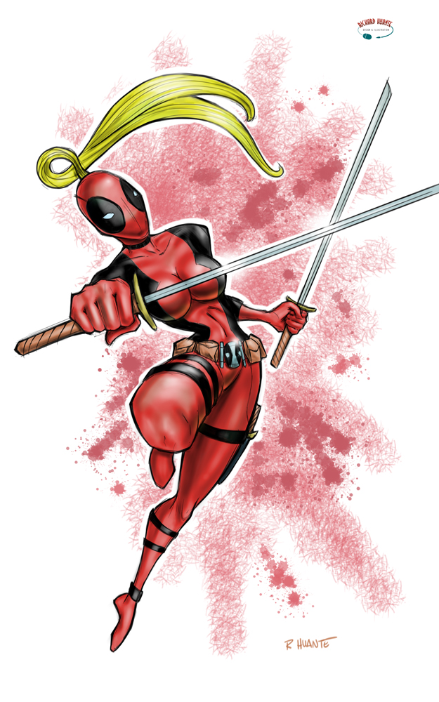 Lady Deadpool Sketch