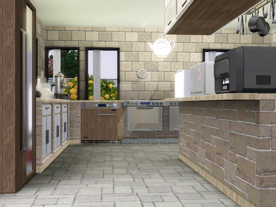 House #7: Kitchen 1 by dualiman on DeviantArt