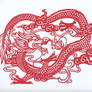 Chinese Dragon Paper Cut