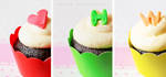 Colorful cup cake by wihad