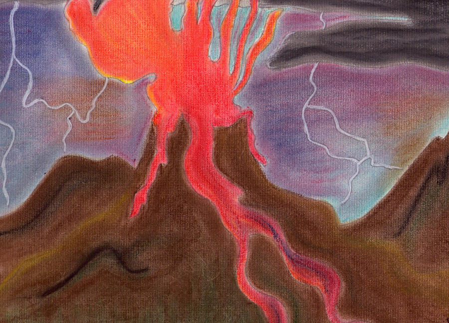 Volcano Deviantart Erupting Volcano by ToniTiger415 on DeviantArt