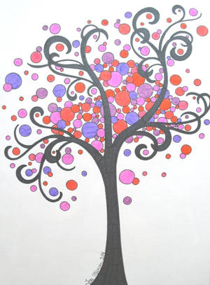 Colorful Circle Tree by ToniTiger415 Colorful Circle Tree by ToniTiger415