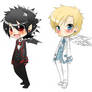 angel and devil chibis