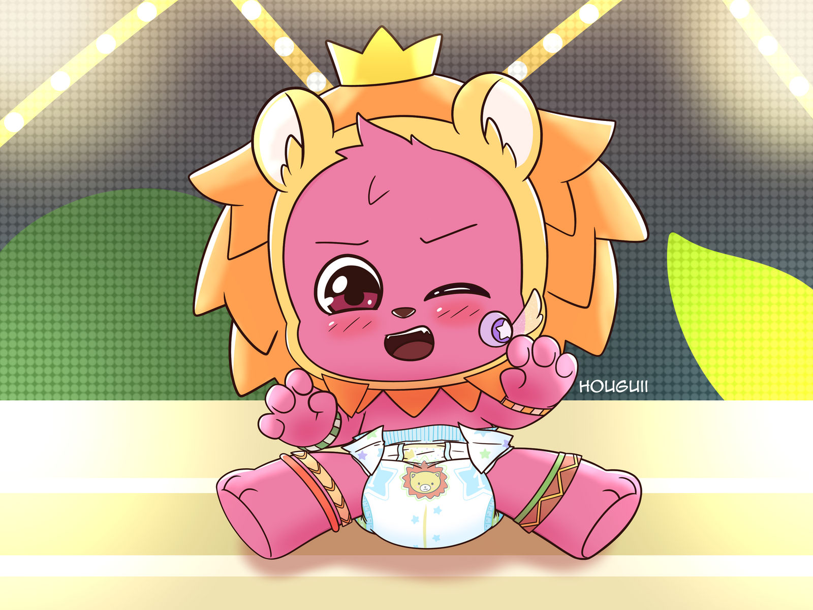 Pinkfong Lion by Houguii on DeviantArt
