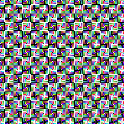 Checker Collage Pattern