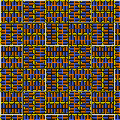 Striped Tapestry Pattern