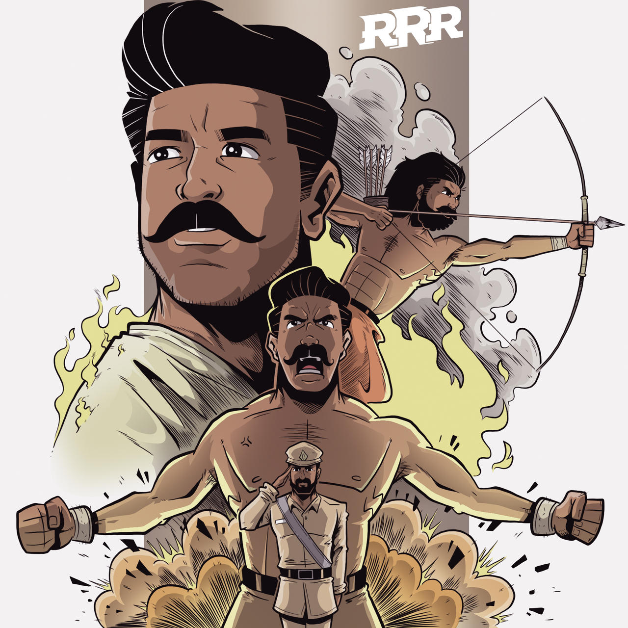 Rama Raju Rrr Intro RRR movie - Raju poster by Priem85 on DeviantArt