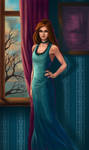- blue dress - by Ardariel