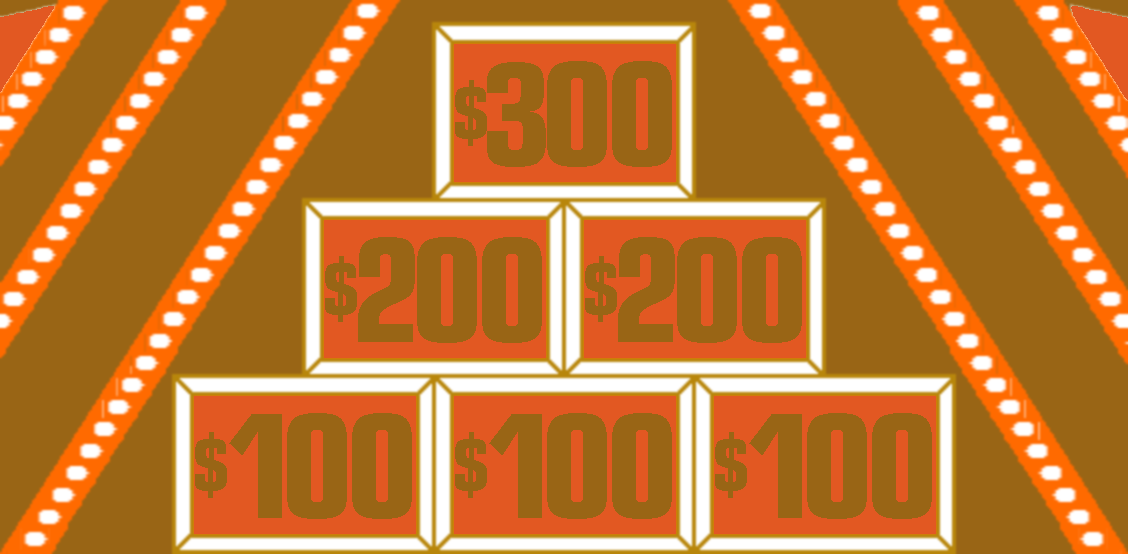 $25,000 Pyramid Winner's Circle Amounts