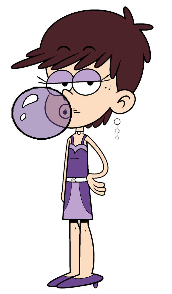 Luna Loud Dress Gum by mrentertainment on DeviantArt Luna Loud Dress Gum by mrentertainment on DeviantArt